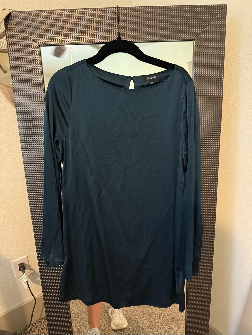 Madewell Deep Teal Mini Dress
